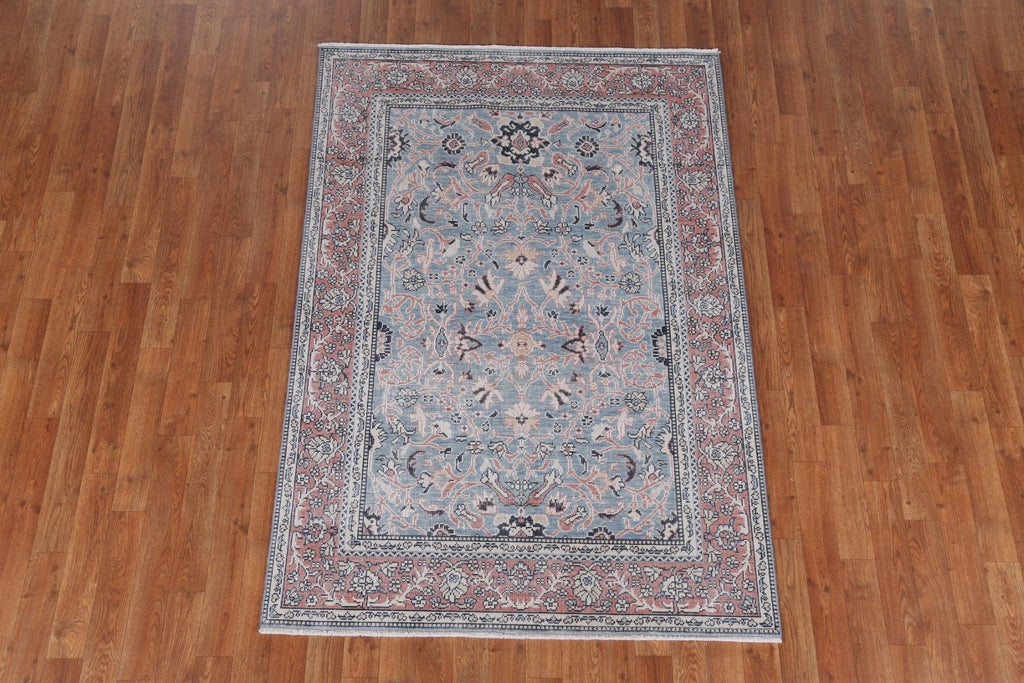 Floral Wool Sultanabad Ziegler Turkish Area Rug 4x6