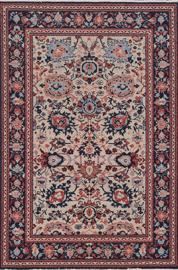 Floral Handmade Wool Sultanabad Ziegler Oriental Area Rug 4x6