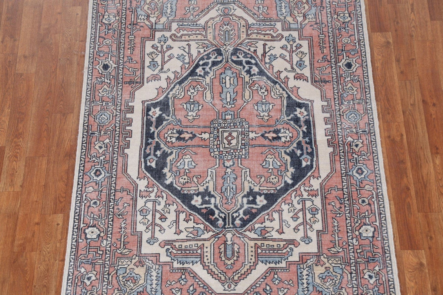 Handmade Heriz Serapi Turkish Wool Rug 4x6