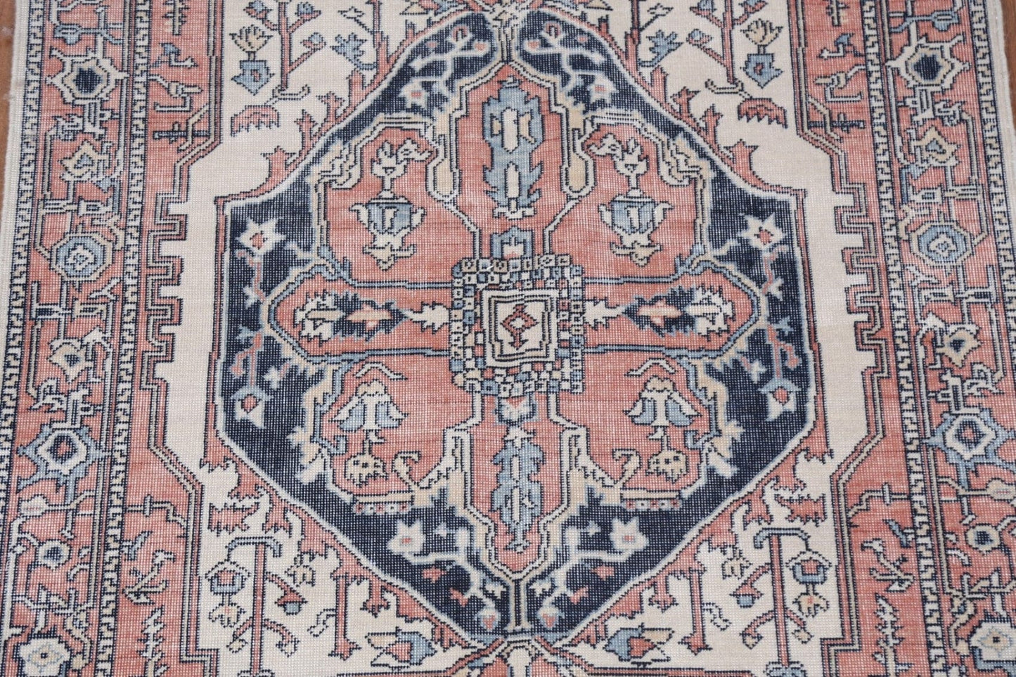 Handmade Heriz Serapi Turkish Wool Rug 4x6