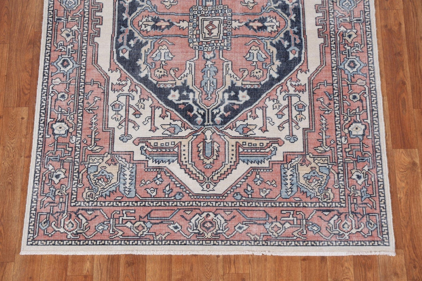 Handmade Heriz Serapi Turkish Wool Rug 4x6