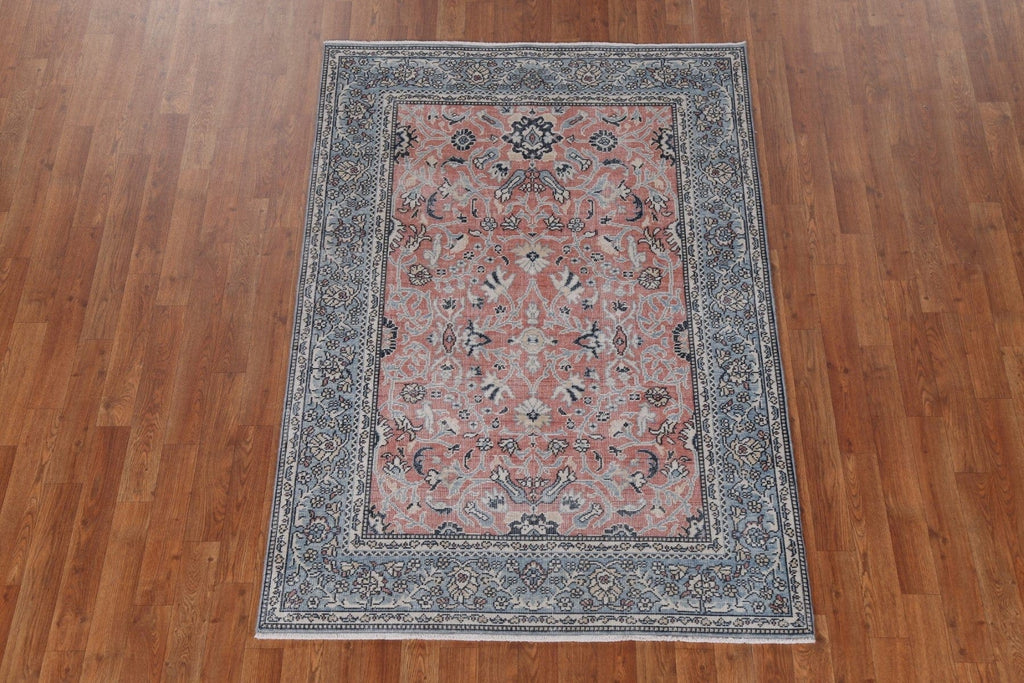 Handmade Sultanabad Ziegler Turkish Wool Rug 4x6