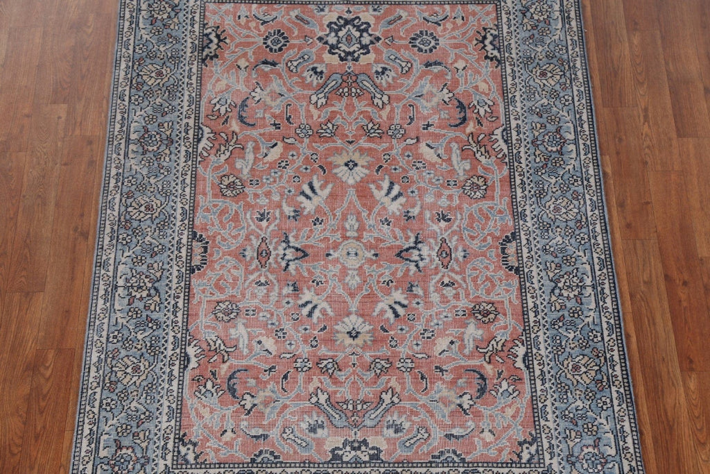 Handmade Sultanabad Ziegler Turkish Wool Rug 4x6