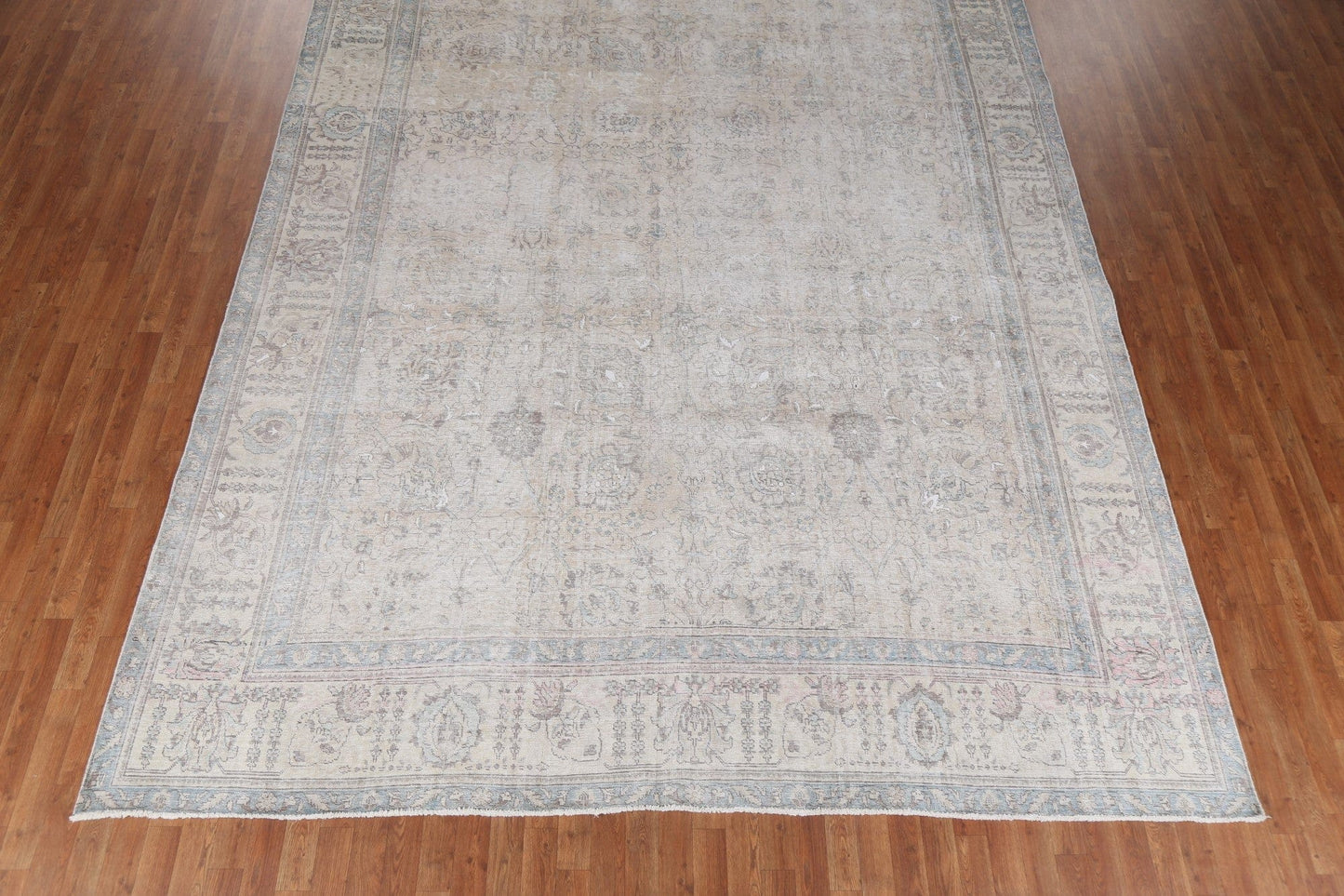 Large Floral Tabriz Wool Persian Rug 10x16