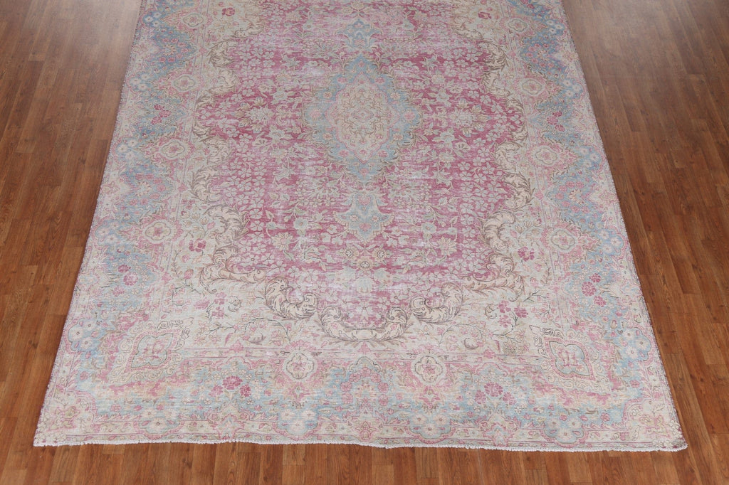 Handmade Wool Kerman Persian Rug 8x12