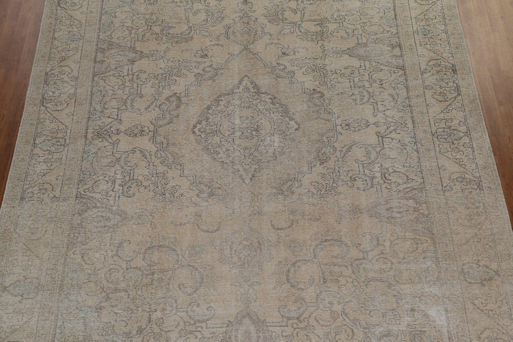 Geometric Tabriz Persian Area Rug 10x12