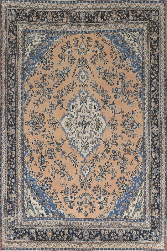 Geometric Hamedan Persian Area Rug 9x12