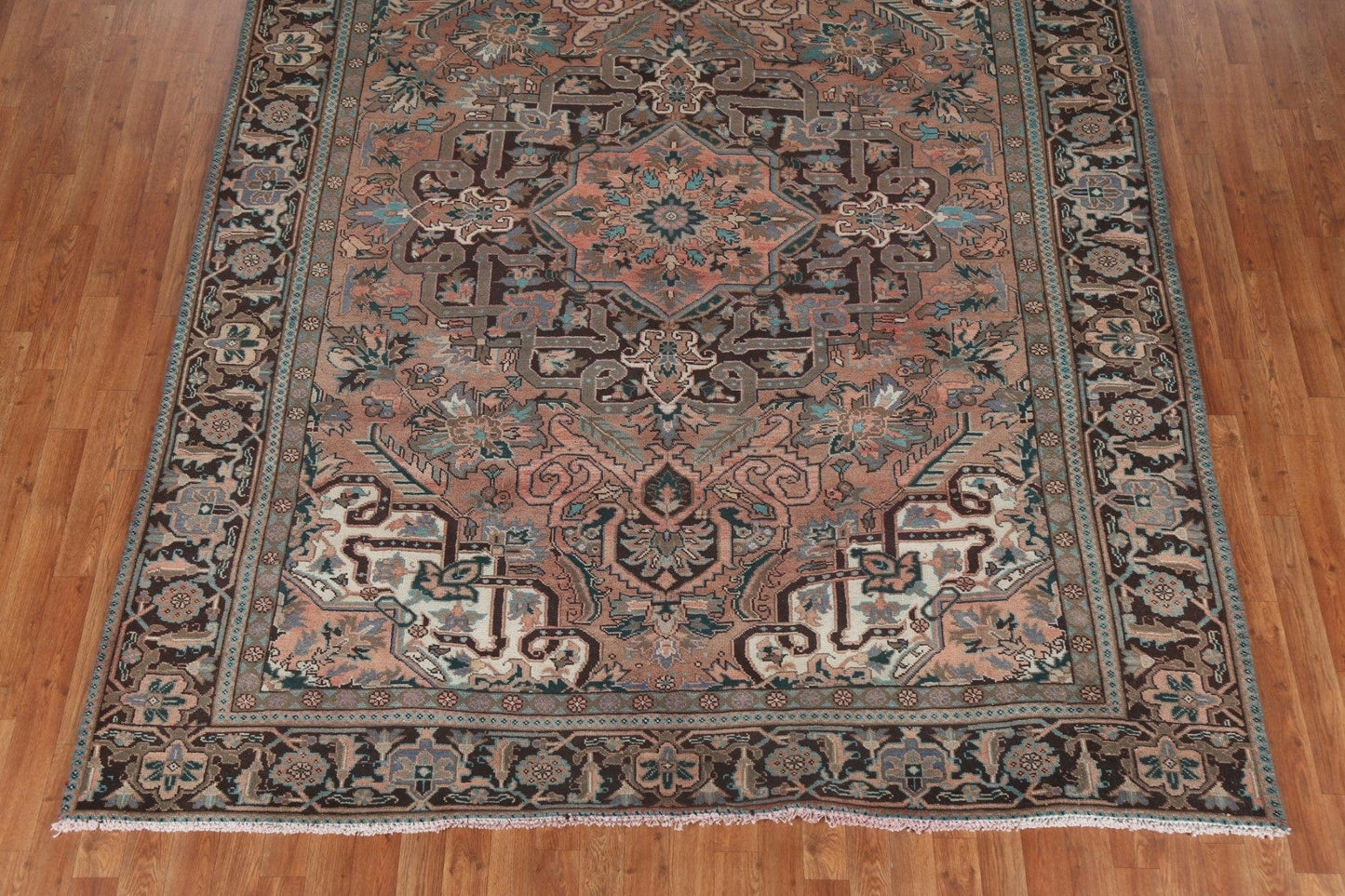 Handmade Geometric Heriz Persian Area Rug 8x10