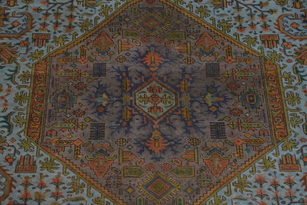 Over-Dyed Tabriz Persian Area Rug 10x12