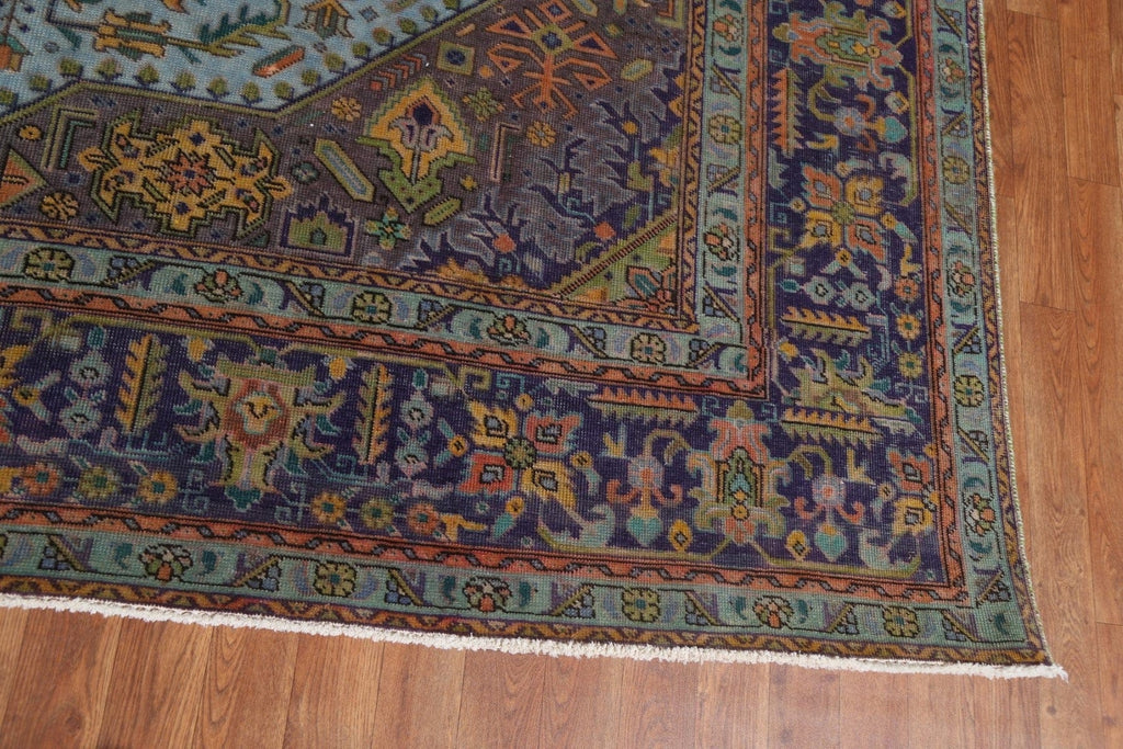 Over-Dyed Tabriz Persian Area Rug 10x12