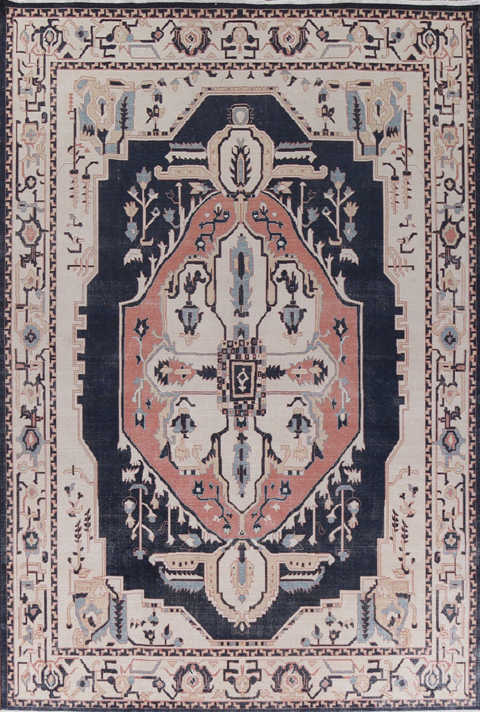 Geometric Heriz Serapi Oriental Area Rug 10x13