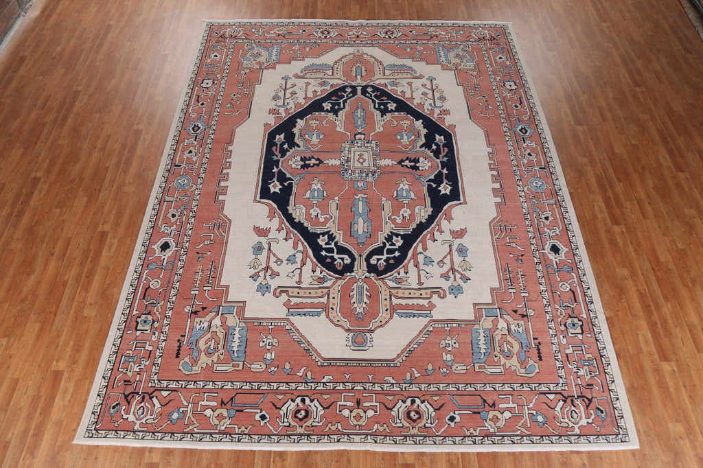 Geometric Heriz Serapi Oriental Area Rug 10x13