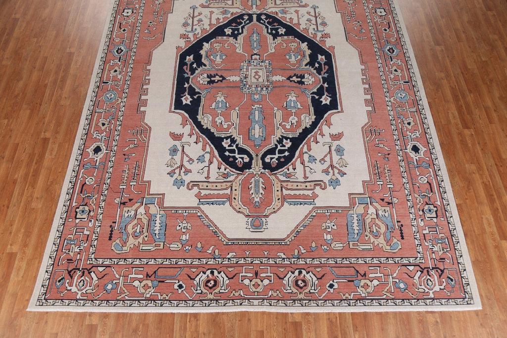 Geometric Heriz Serapi Oriental Area Rug 10x13