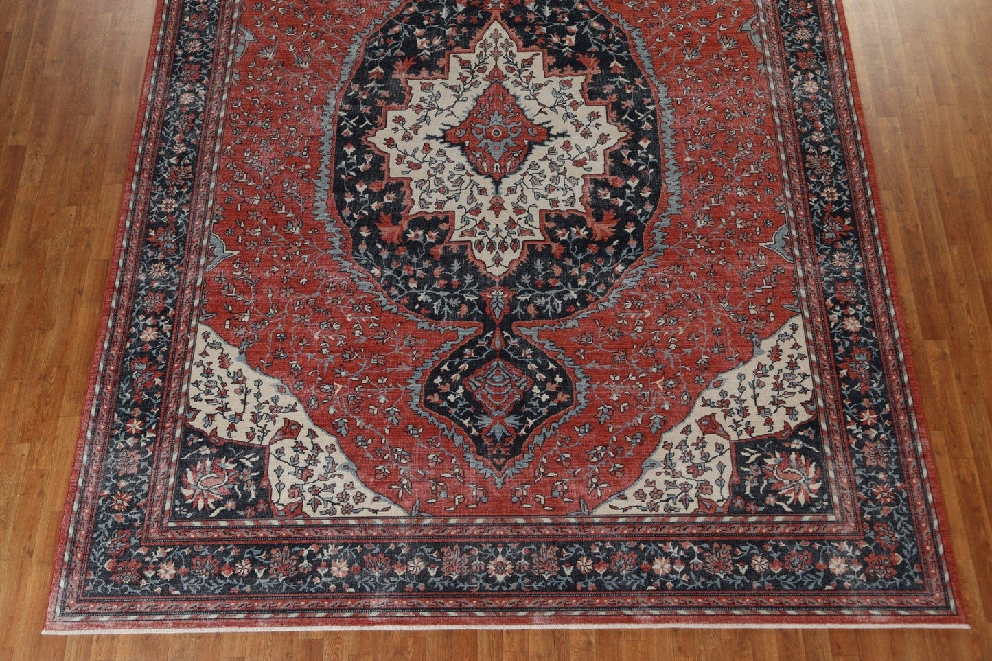 Floral Red Sarouk Farahan Oriental Area Rug 10x13