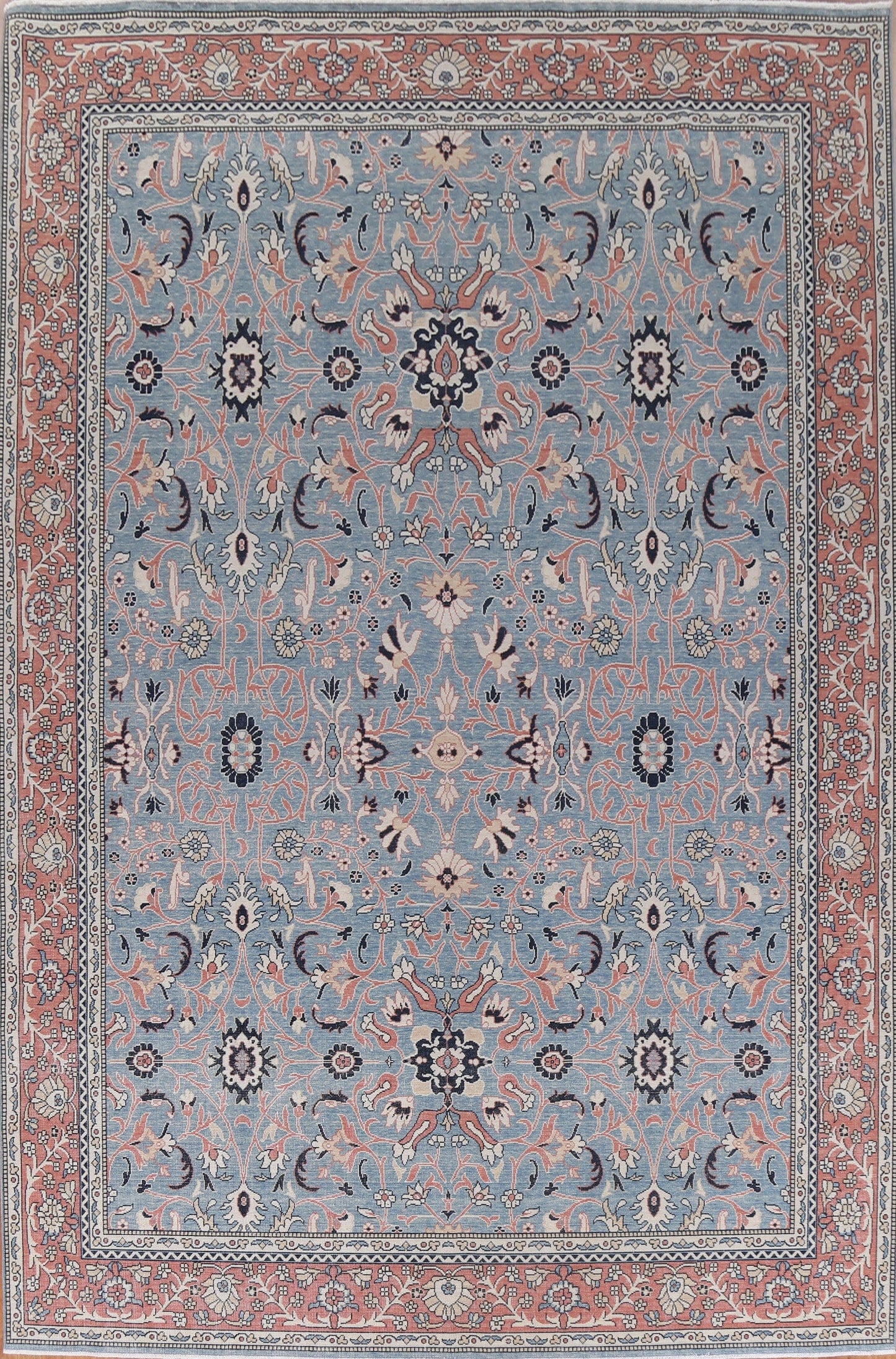 Light Blue Sultanabad Ziegler Oriental Area Rug 10x13