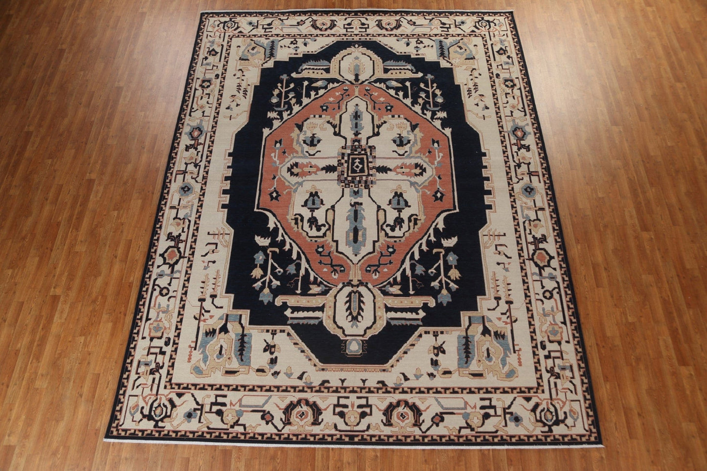 Geometric Heriz Serapi Oriental Area Rug 10x13