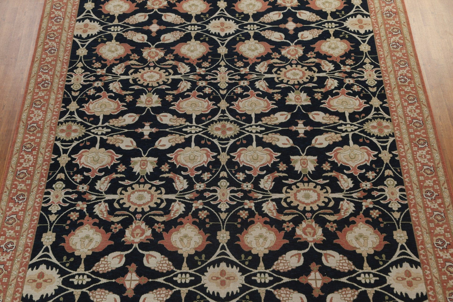 All-Over Floral Sultanabad Ziegler Turkish Area Rug 10x13