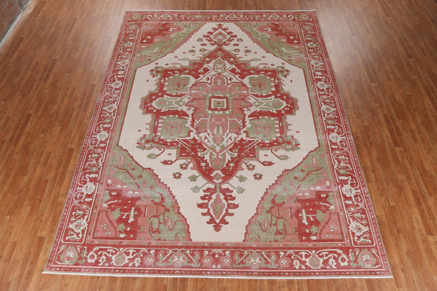 Geometric Heriz Serapi Oriental Area Rug 10x13