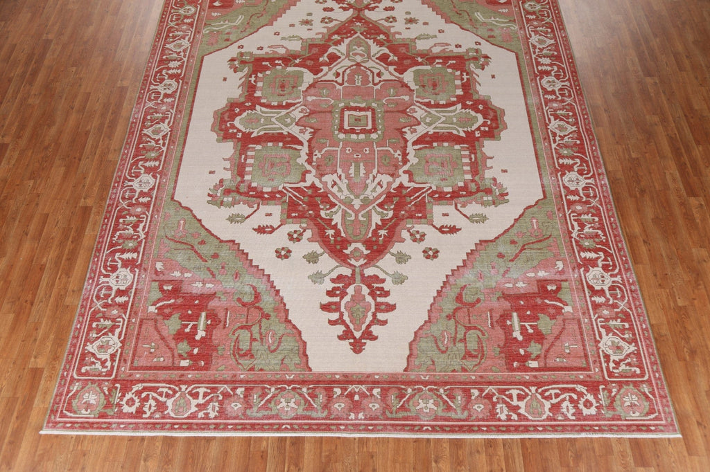 Geometric Heriz Serapi Oriental Area Rug 10x13