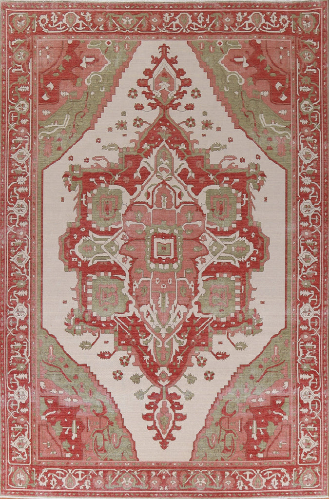 Geometric Heriz Serapi Oriental Area Rug 10x13