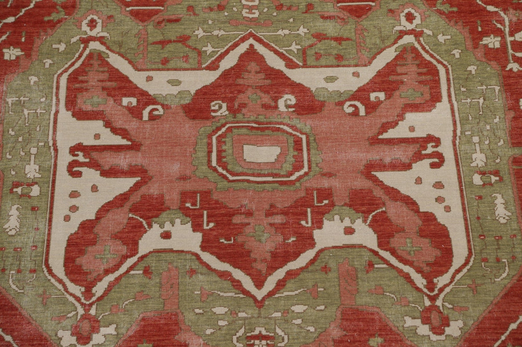 Geometric Heriz Serapi Oriental Area Rug 10x13