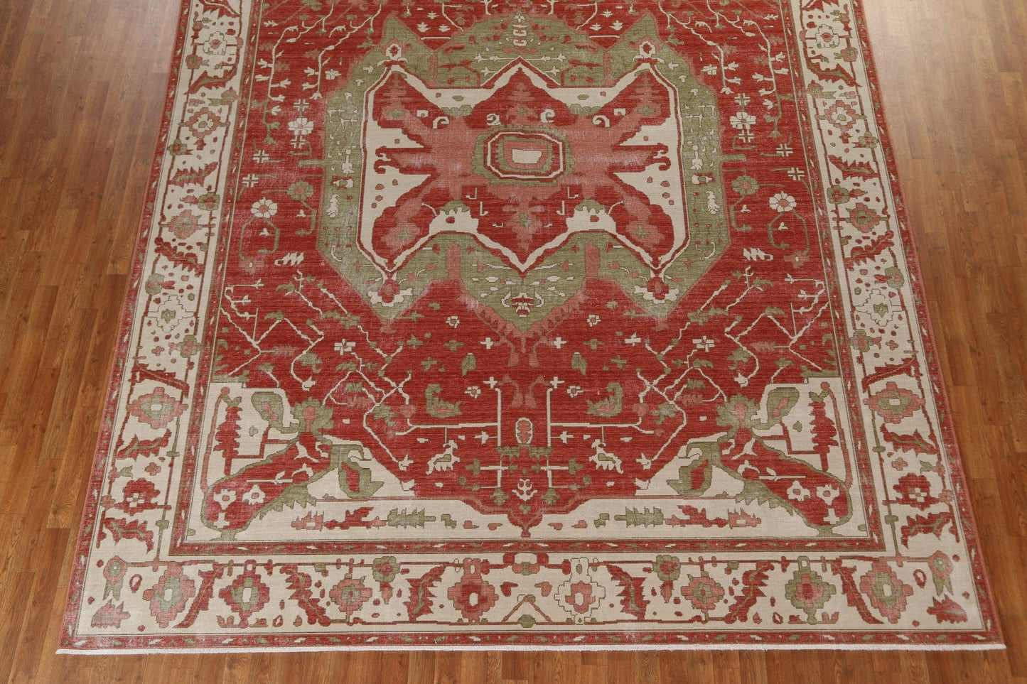 Geometric Heriz Serapi Oriental Area Rug 10x13