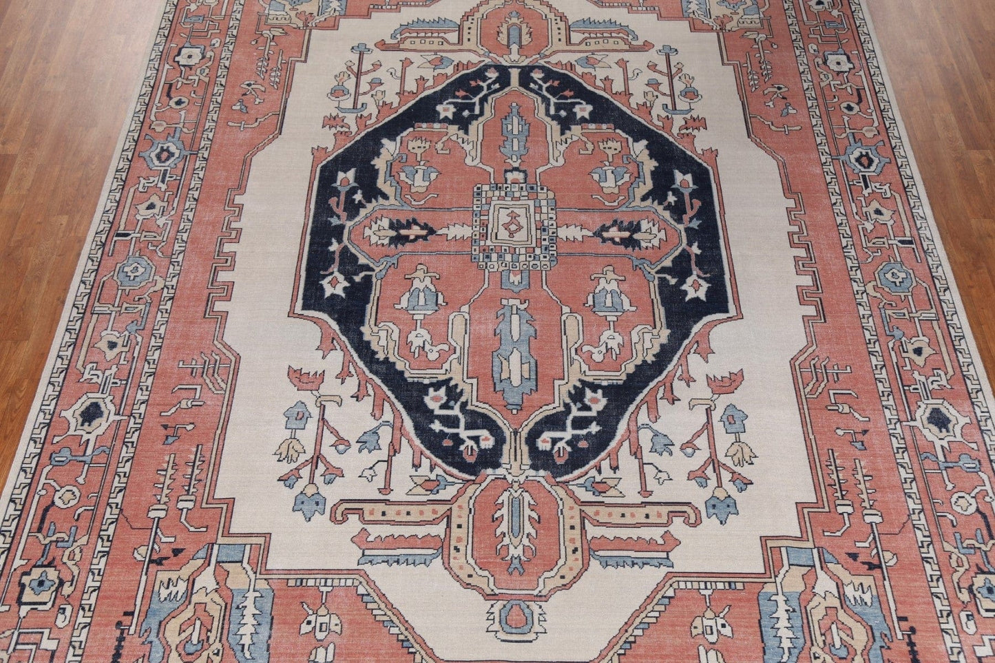 Heriz Serapi Geometric Oriental Area Rug 10x13