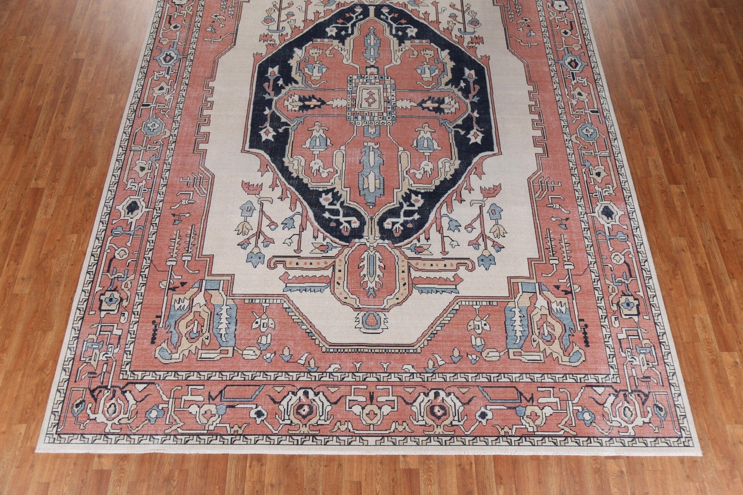 Heriz Serapi Geometric Oriental Area Rug 10x13