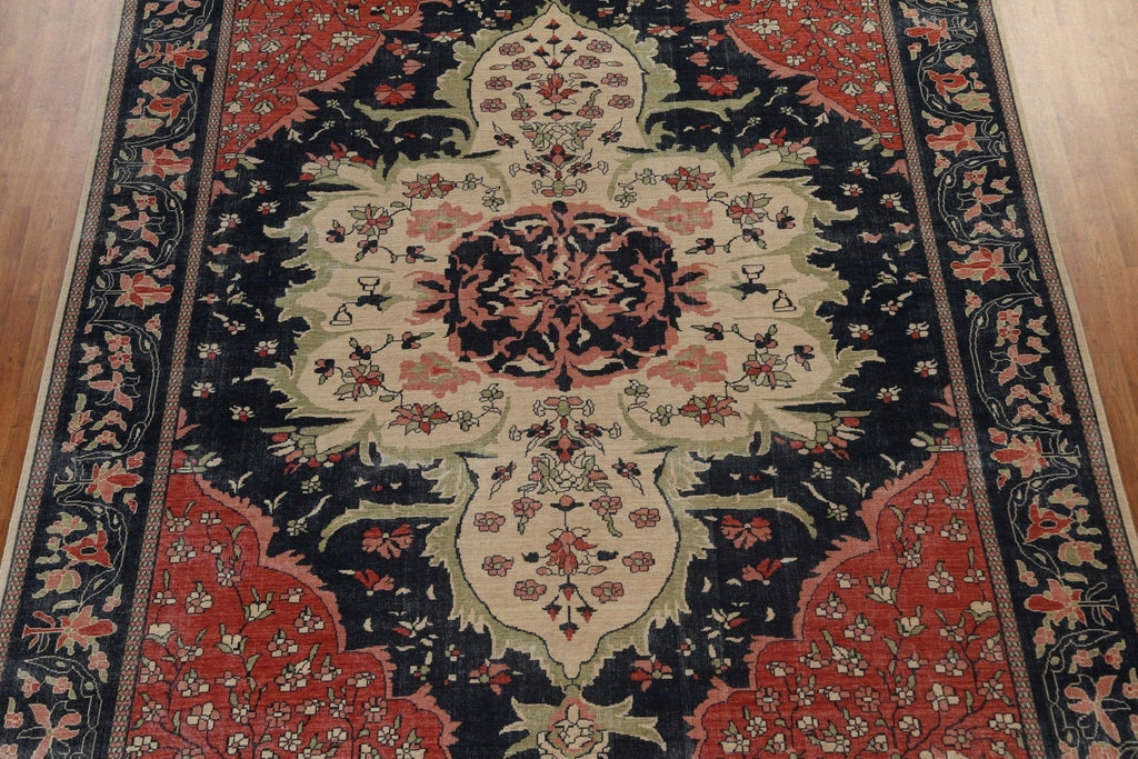 Sarouk Farahan Handmade Oriental Area Rug 10x13