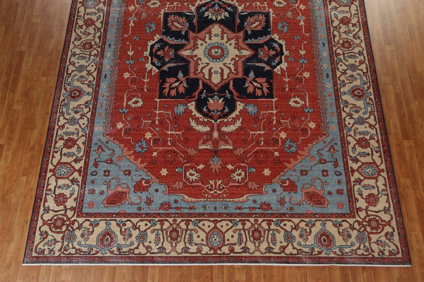 Heriz Serapi Handmade Oriental Area Rug 10x13