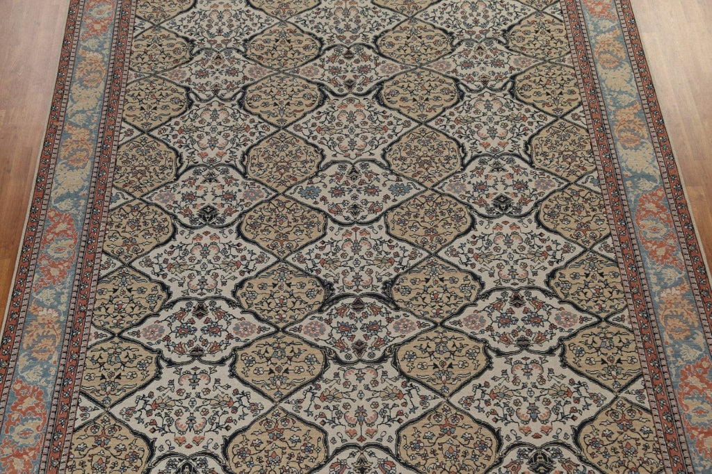 Floral Wool Bakhtiari Oriental Area Rug 10x13