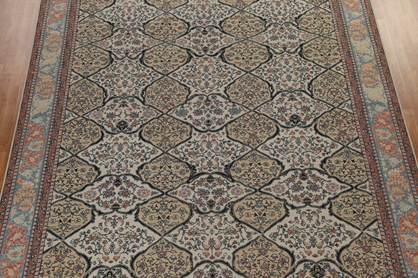 Floral Wool Bakhtiari Oriental Area Rug 10x13