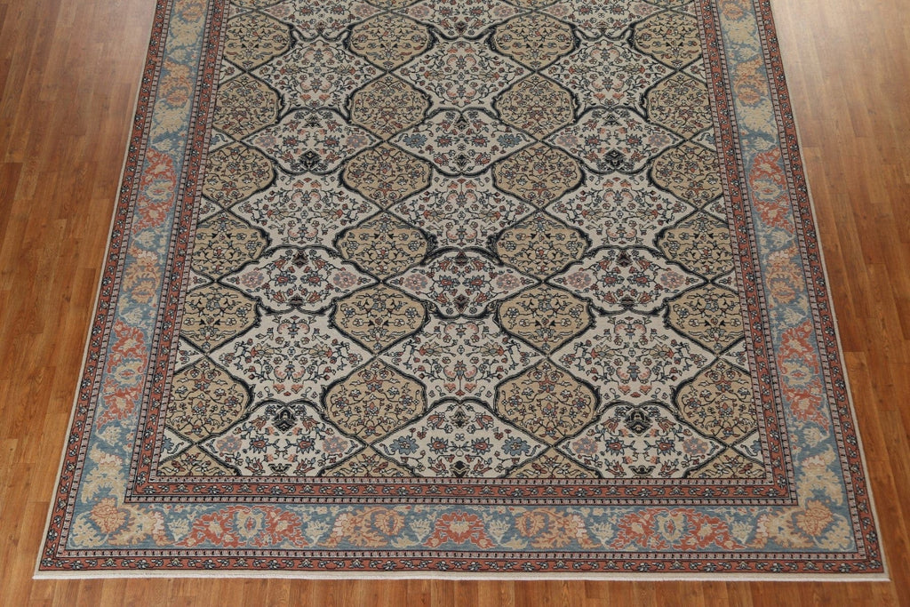 Floral Wool Bakhtiari Oriental Area Rug 10x13