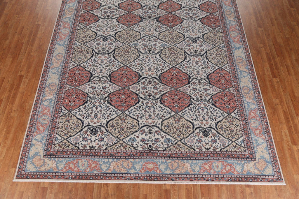 Floral Wool Bakhtiari Oriental Area Rug 10x13