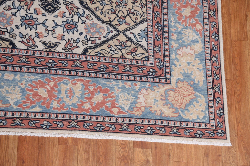 Floral Wool Bakhtiari Oriental Area Rug 10x13