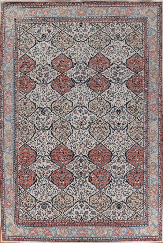 Floral Wool Bakhtiari Oriental Area Rug 10x13