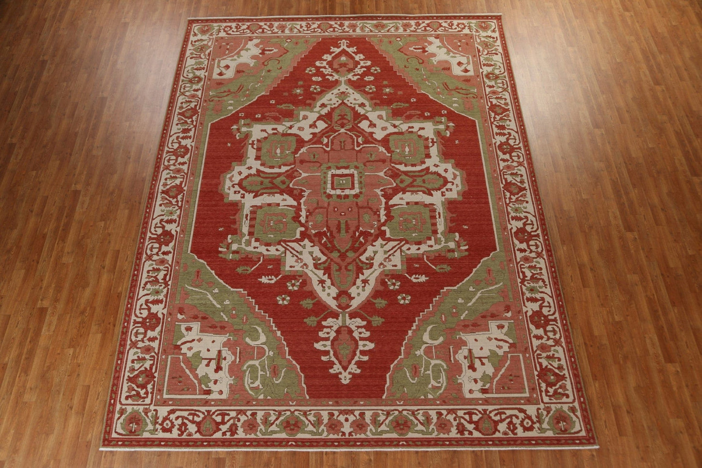 Geometric Heriz Serapi Oriental Area Rug 10x13