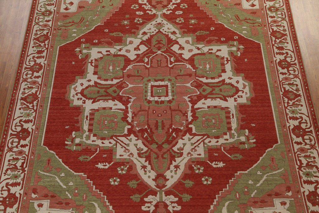 Geometric Heriz Serapi Oriental Area Rug 10x13