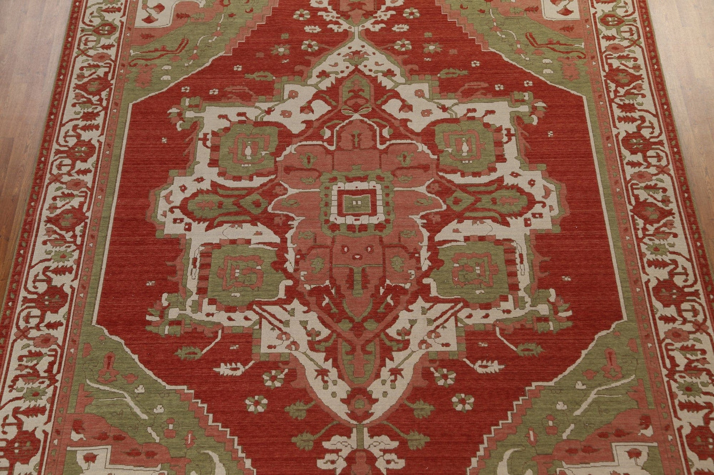 Geometric Heriz Serapi Oriental Area Rug 10x13