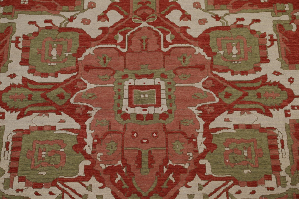 Geometric Heriz Serapi Oriental Area Rug 10x13