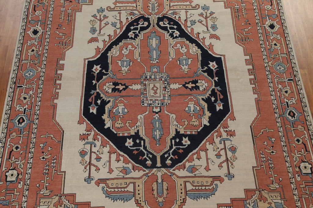 Geometric Heriz Serapi Oriental Area Rug 10x13