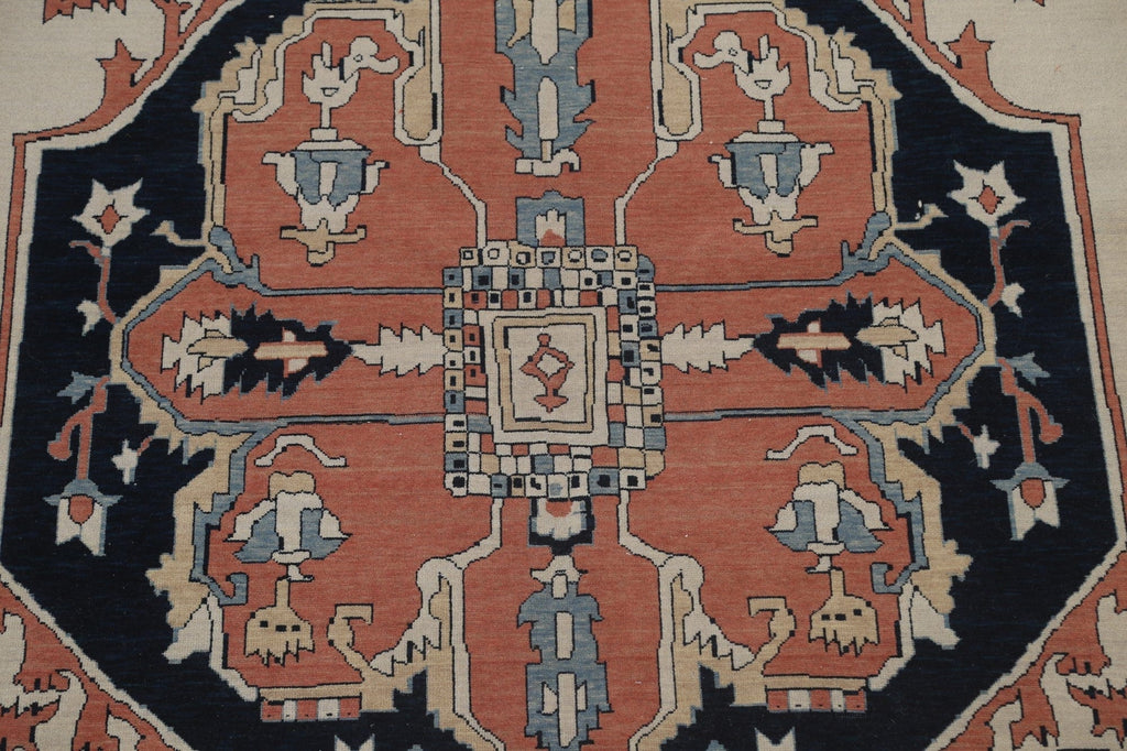 Geometric Heriz Serapi Oriental Area Rug 10x13