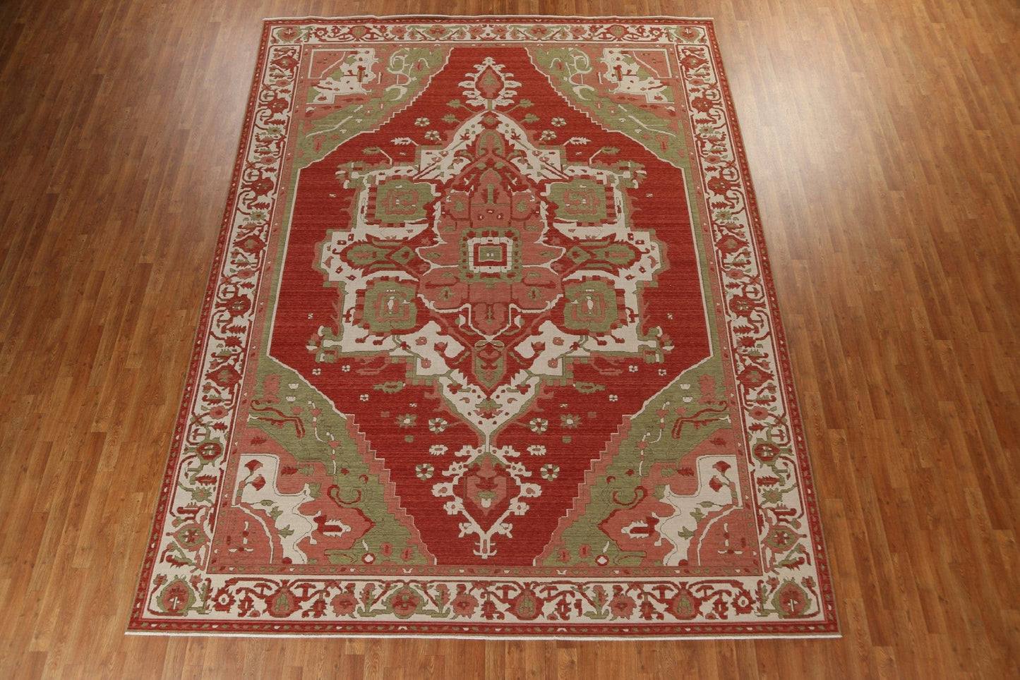 Geometric Heriz Serapi Oriental Area Rug 10x13