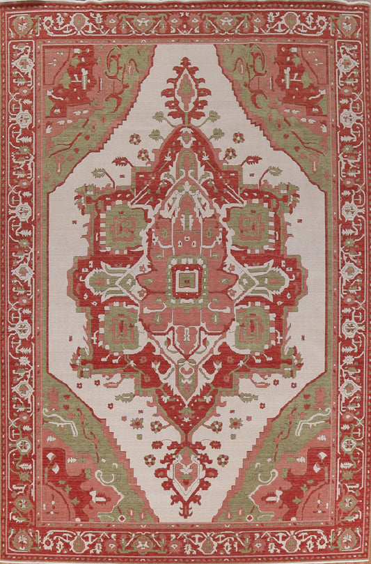 Heriz Serapi Geometric Oriental Area Rug 10x13