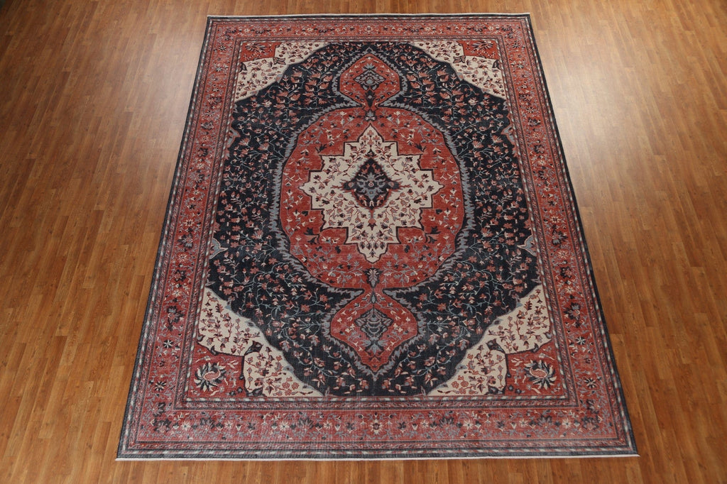 Navy Blue Sarouk Farahan Oriental Area Rug 10x13