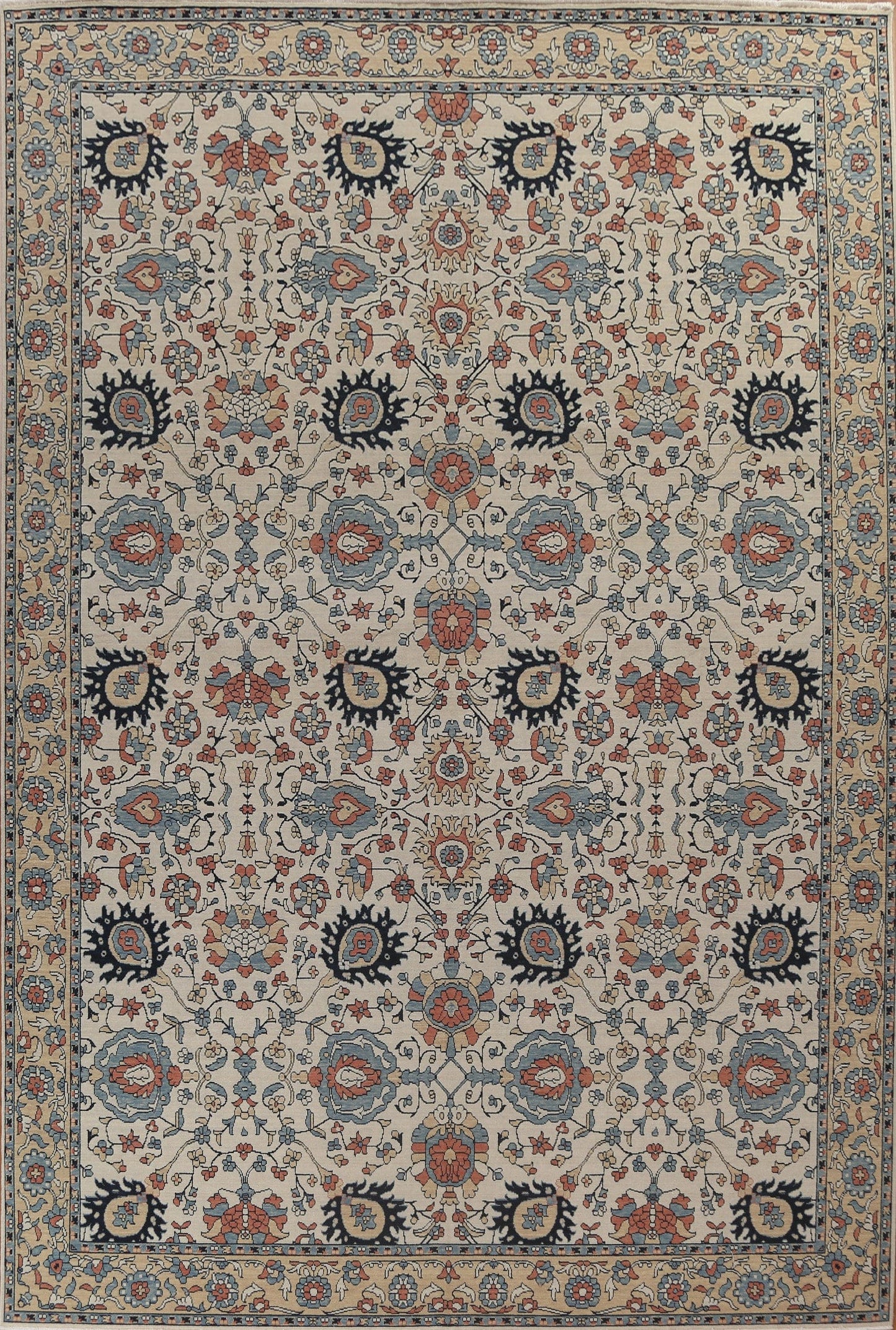 Floral Sultanabad Ziegler Oriental Area Rug 10x13