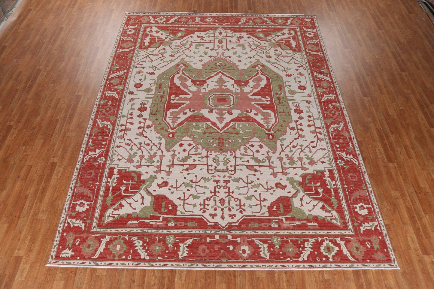 Geometric Heriz Serapi Oriental Area Rug 10x13