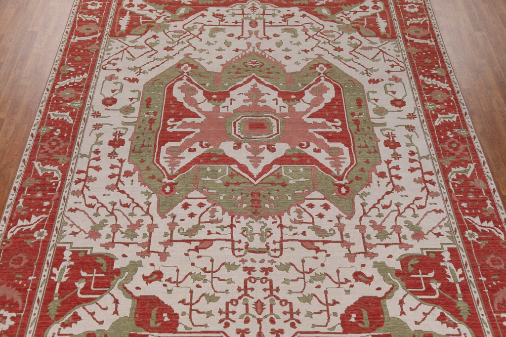 Geometric Heriz Serapi Oriental Area Rug 10x13