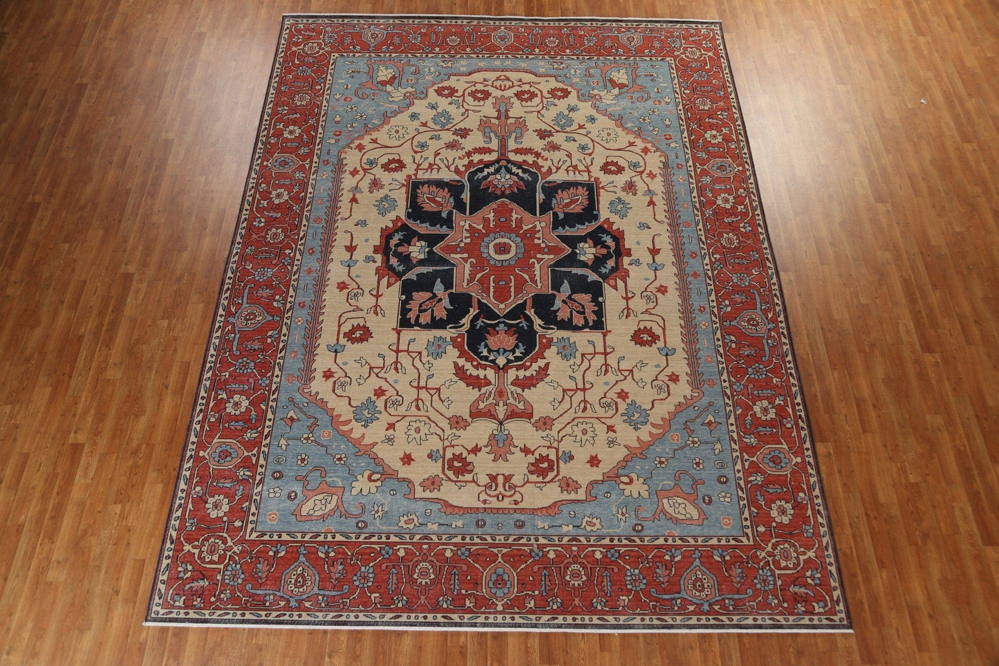 Wool Heriz Serapi Turkish Area Rug 10x13