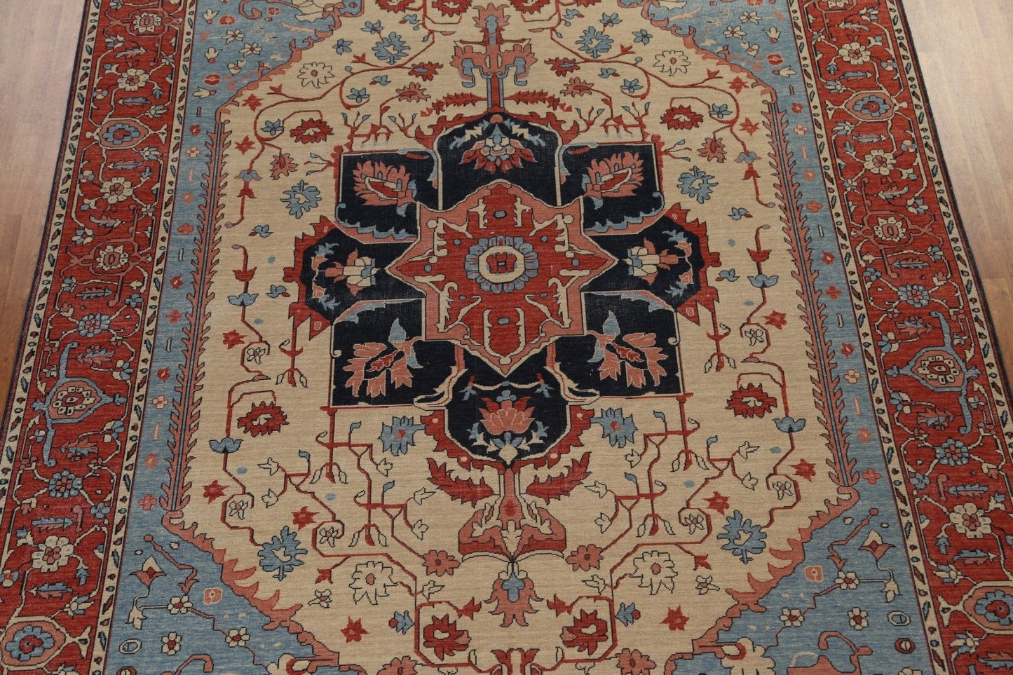 Wool Heriz Serapi Turkish Area Rug 10x13